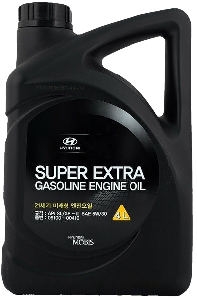 Моторное масло Hyundai/Kia Super Extra Gasoline 5W-30, 4л